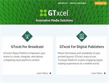 Tablet Screenshot of gtxcel.com